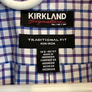 MENS DRESS SHIRT NECK 18.5 36/37